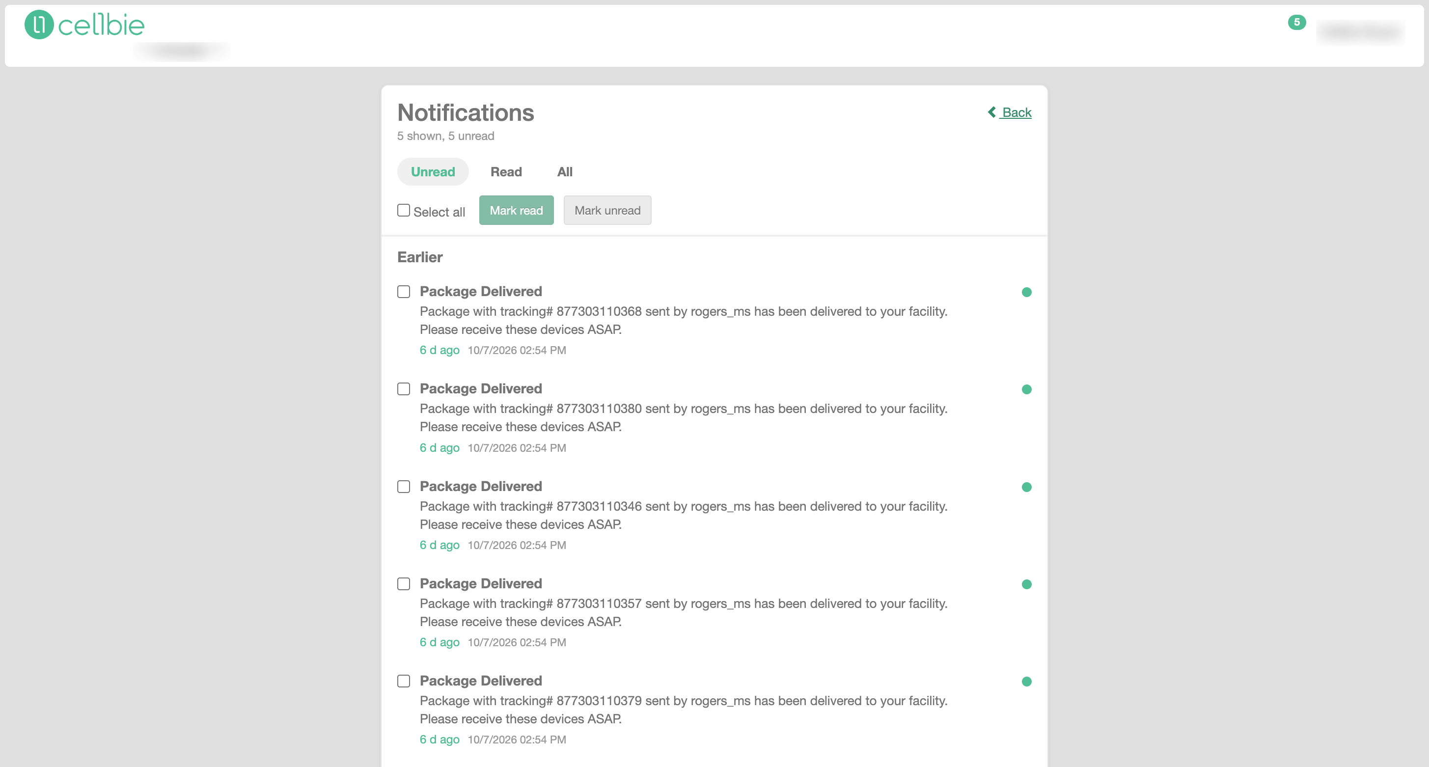 Notification Center